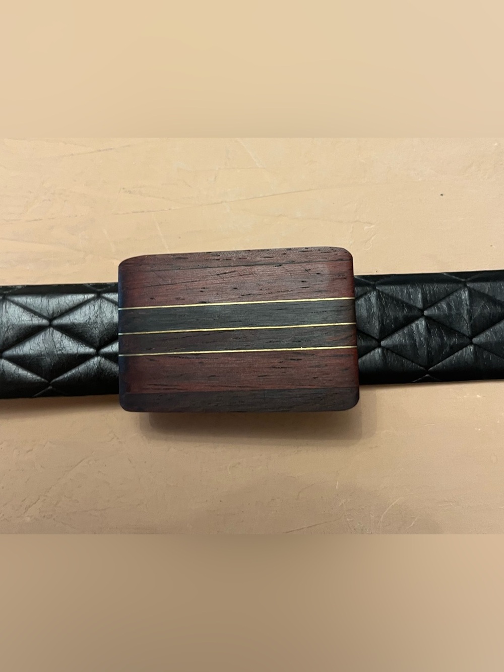 Brass/ Wood Buckle